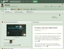 Tablet Screenshot of holonat.deviantart.com