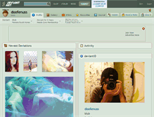 Tablet Screenshot of doofenuss.deviantart.com