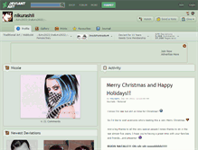 Tablet Screenshot of nikurashii.deviantart.com