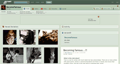 Desktop Screenshot of becomefamous.deviantart.com