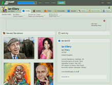 Tablet Screenshot of ian-ellery.deviantart.com