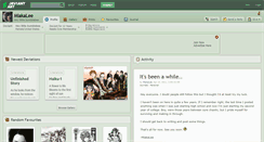 Desktop Screenshot of miakalee.deviantart.com