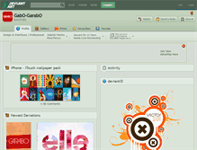 Tablet Screenshot of gabo-garabo.deviantart.com
