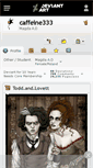 Mobile Screenshot of caffeine333.deviantart.com