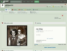 Tablet Screenshot of caffeine333.deviantart.com