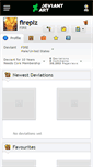 Mobile Screenshot of fireplz.deviantart.com