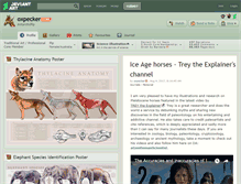 Tablet Screenshot of oxpecker.deviantart.com