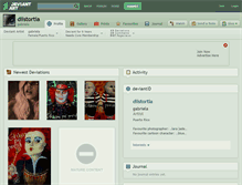Tablet Screenshot of diistortia.deviantart.com