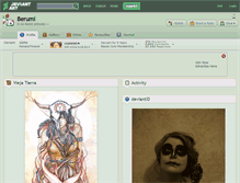 Tablet Screenshot of berumi.deviantart.com