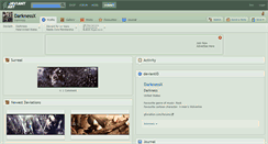 Desktop Screenshot of darknessx.deviantart.com