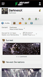 Mobile Screenshot of darknessx.deviantart.com