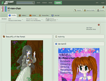 Tablet Screenshot of ki-nee-chan.deviantart.com