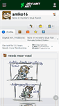 Mobile Screenshot of amiko16.deviantart.com