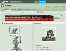 Tablet Screenshot of amiko16.deviantart.com