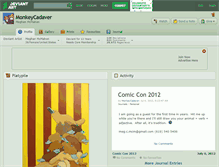 Tablet Screenshot of monkeycadaver.deviantart.com