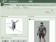 Tablet Screenshot of chupanza.deviantart.com