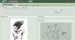 Desktop Screenshot of femme-en-gris.deviantart.com