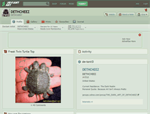 Tablet Screenshot of dethcheez.deviantart.com