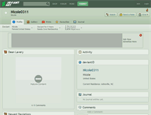 Tablet Screenshot of nicole0311.deviantart.com