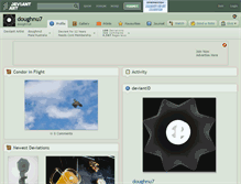 Tablet Screenshot of doughnu7.deviantart.com