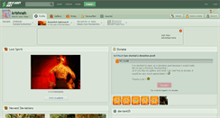 Desktop Screenshot of krishnah.deviantart.com