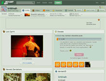 Tablet Screenshot of krishnah.deviantart.com