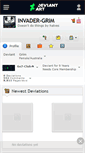 Mobile Screenshot of invader-grim.deviantart.com