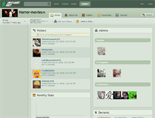 Tablet Screenshot of horror-movies.deviantart.com