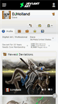 Mobile Screenshot of djholland.deviantart.com