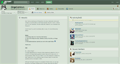 Desktop Screenshot of gingacomics.deviantart.com