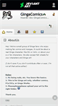 Mobile Screenshot of gingacomics.deviantart.com