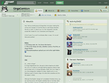 Tablet Screenshot of gingacomics.deviantart.com