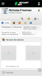 Mobile Screenshot of nicholas-freeman.deviantart.com