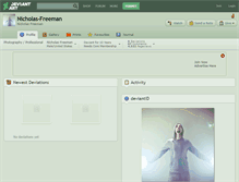 Tablet Screenshot of nicholas-freeman.deviantart.com