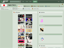 Tablet Screenshot of japan-fans.deviantart.com