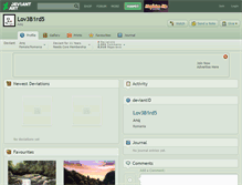Tablet Screenshot of lov3b1rd5.deviantart.com