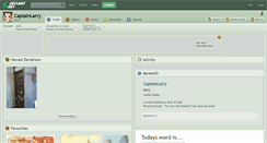 Desktop Screenshot of captainlarry.deviantart.com