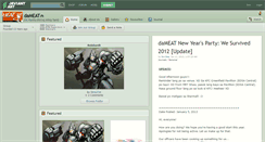 Desktop Screenshot of dameat.deviantart.com