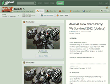 Tablet Screenshot of dameat.deviantart.com