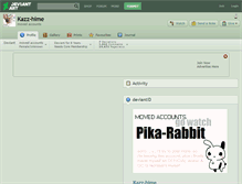 Tablet Screenshot of kazz-hime.deviantart.com
