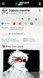 Mobile Screenshot of diabolo-menthe.deviantart.com