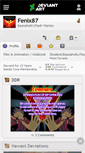 Mobile Screenshot of fenix87.deviantart.com
