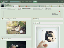 Tablet Screenshot of blanklives.deviantart.com