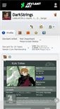 Mobile Screenshot of darkstrings.deviantart.com