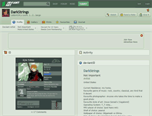 Tablet Screenshot of darkstrings.deviantart.com