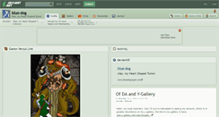 Desktop Screenshot of blue-dog.deviantart.com