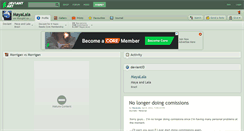 Desktop Screenshot of mayalala.deviantart.com