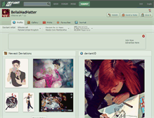Tablet Screenshot of belialmadhatter.deviantart.com