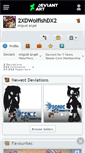 Mobile Screenshot of 2xdwolfishdx2.deviantart.com