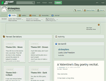 Tablet Screenshot of drsleepless.deviantart.com